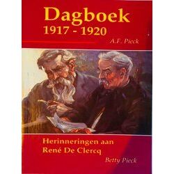 Dagboek 1917-1920 Herinnering. Rene Clerc