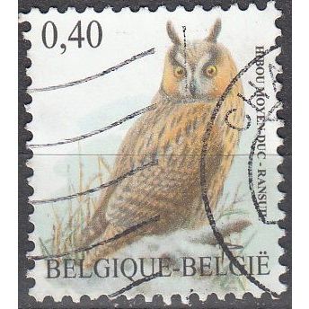 Belgique 2007 Michel 3784 O Cote (2008) 0.80 € Hibou moyen-duc Cachet rond