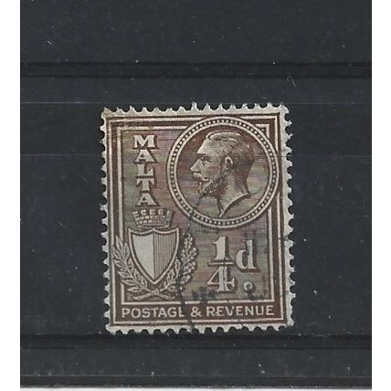 Malta.SG193 1/4d Brown.Fine Used.Apr25i