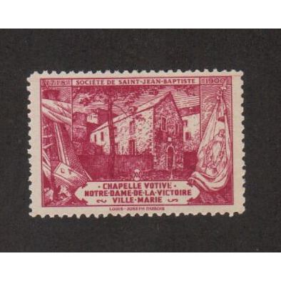 cc3835-22b Canada Cinderella stamp - Societe Saint-Jean Baptiste (1941)