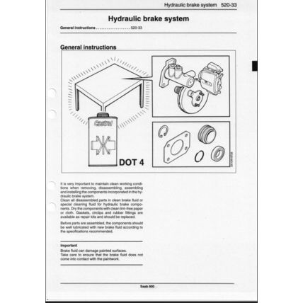 Saab 900 Brakes Workshop Manual 1994 1996 199525706 PDF
