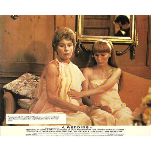 A WEDDING Mia Farrow, Geraldine Chaplin 1978 F-O-H Stills Set (8)
