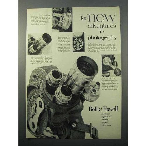 1953 Bell & Howell 70-DL Movie Camera Ad - Adventures