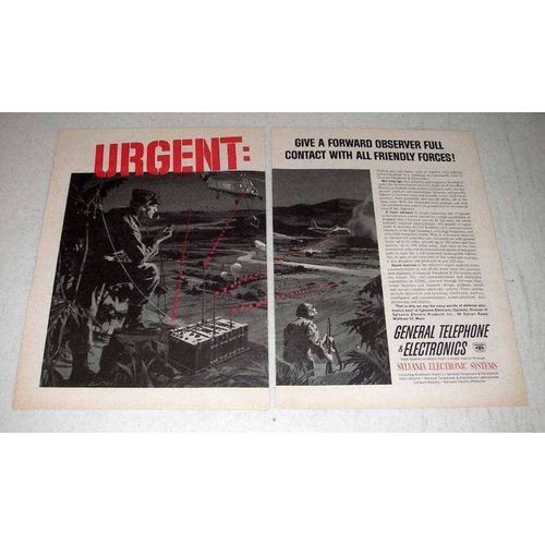 1963 GTE Communications Ad - Contact Friendly Forces
