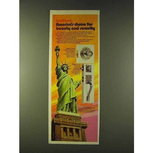 1979 Kwikset Avanti & Malta Locksets Ad - Security