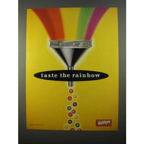 1997 Skittles Candy Ad - Taste The Rainbow