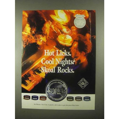1997 Skoal Tobacco Ad - Hot Licks Cool Nights