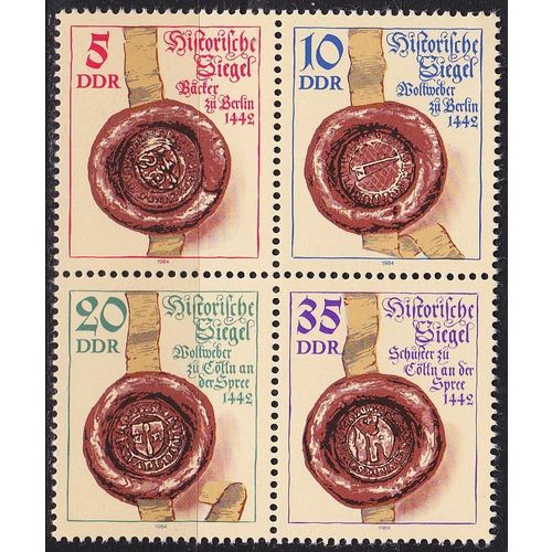 GERMANY DDR [1984] MiNr 2884-87 4er ( **/mnh )