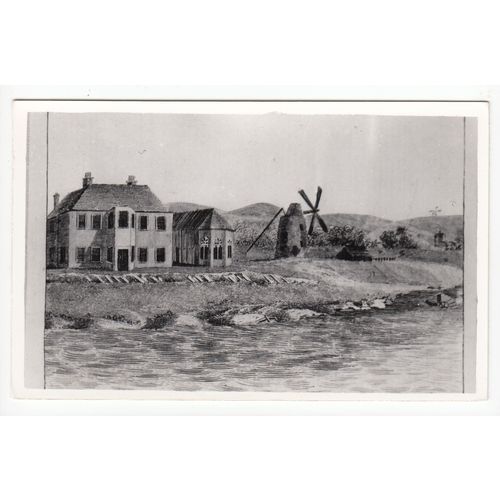 Peter Le Cocq's Beach House Littlehampton Art Postcard RP West Sussex