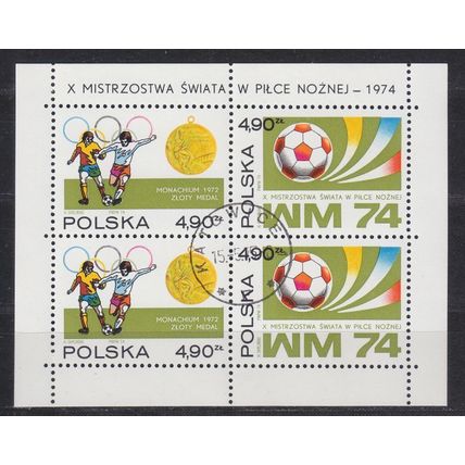 POLEN POLAND [1974] MiNr 2315-16 Block 59 ( O/used ) Olympia
