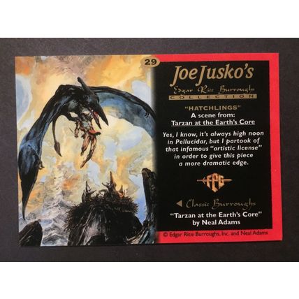 Joe Jusko: Edgar Rice Burroughs I trading card #29, excellent condition!