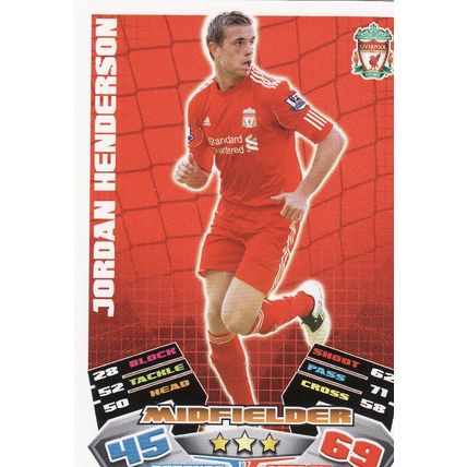 Match Attax 2011/2012 137 Jordan Henderson Liverpool