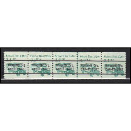 2123a 3.4c School Bus Very Fine MNH Dry Gum PNC 1/5 X0088