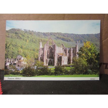 TINTERN ABBEY, MONMOUTHSHIRE , unused vintage postcard by harvey Barton Q3AU =