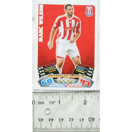 2011/12 Topps Match Attax Trading Card - Marc Wilson, Stoke City