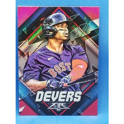 2022 Topps Fire Flame #11 Rafael Devers
