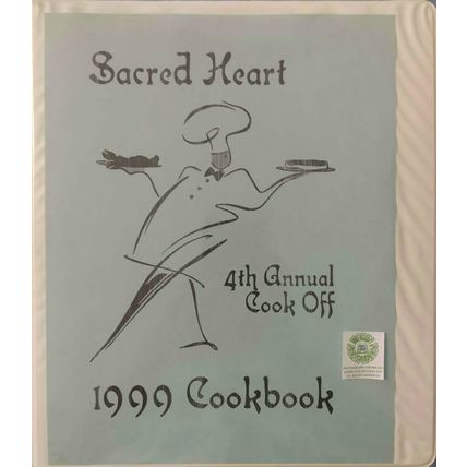 SACRED HEART ROSLINDALE MASS 1999 4th ANNUAL COOK OFF COOKBOOK + JUDGES EPHEMERA