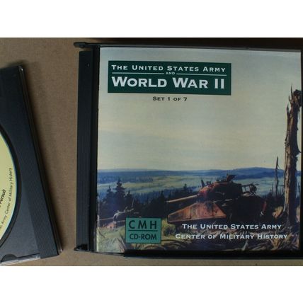 United States Army Center of Military History CD Rom World War II 2, set 1 of 7