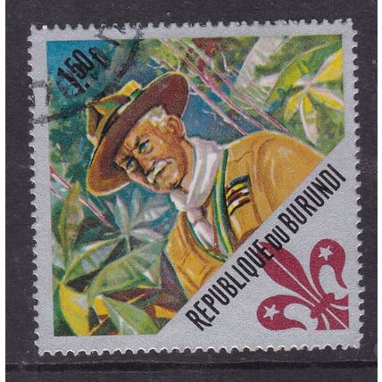 Burundi 1967 Scouts Lord Baden Powell1.50f CTO SG 310 VGC