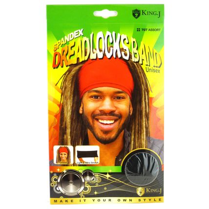 KING.J UNISEX SPANDEX DREADLOCKS BAND (707 & 708)