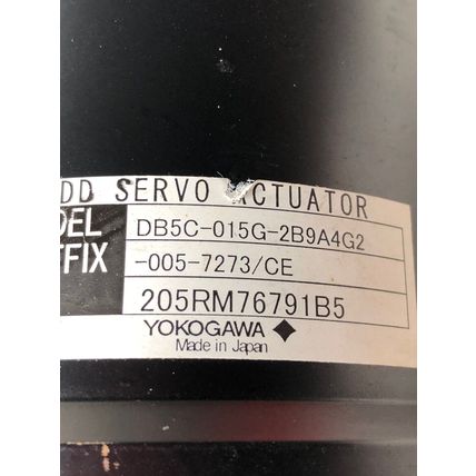 YOKOGAWA DB5C-015G -2B9A4G2-005-7273/CE SERVO ACTUATOR,MOTOR 204RM72908F4,AX,HD
