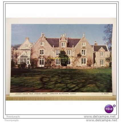 LEESON HOUSE,LANGTON MATRAVERS, DORSET, ENGLAND, Postcard