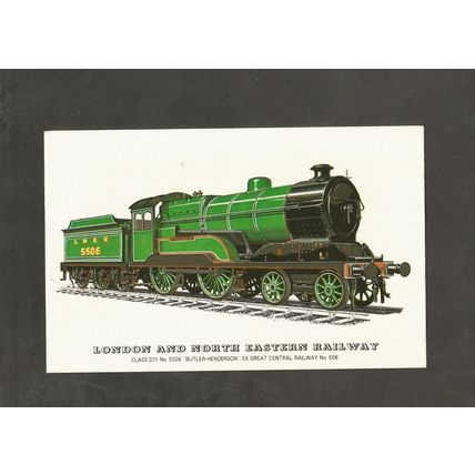 London and North Eastern Railway D11 Class Butler Henderson Locomotive Postcard