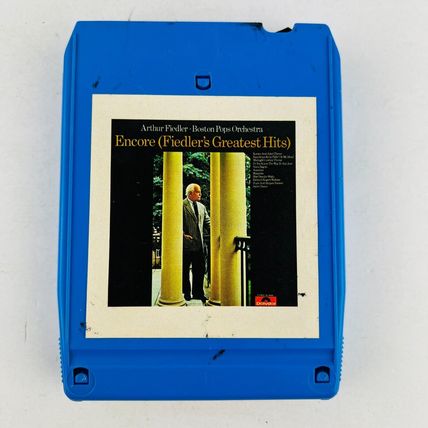 Boston Pops Orchestra Encore Fiedlers Greatest Hits 8-Track Cartridge 8F-5005