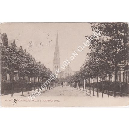 PPC Dunsmure Road Stamford Hill Hackney London 1904 Smith No 142