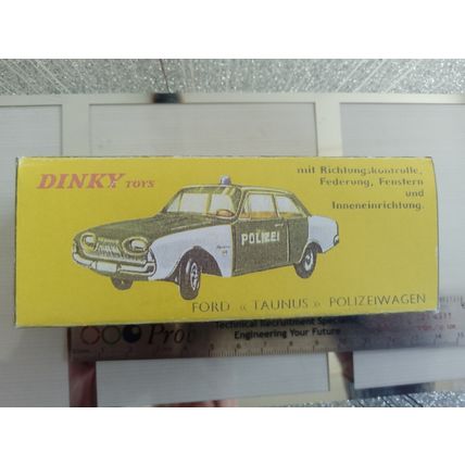 Dinky No551 Ford Taurus Policewagen - Reproduction / Replica Box