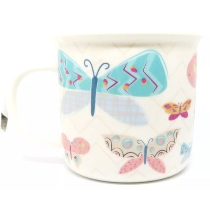 Butterfly Mug Fine Bone China 8.5 CM Ceramic Tableware Gift
