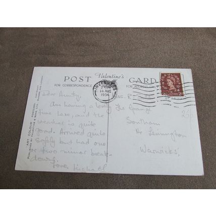 Clan Stewart Tartan Postcard - High Street, Inverness - A2086