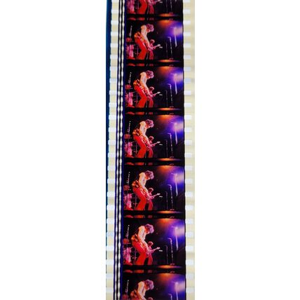 Jimi Hendrex. Pk MTP - b027a . 1 STRIP OF 5 - 35MM FILM CELLS. A very rare strip