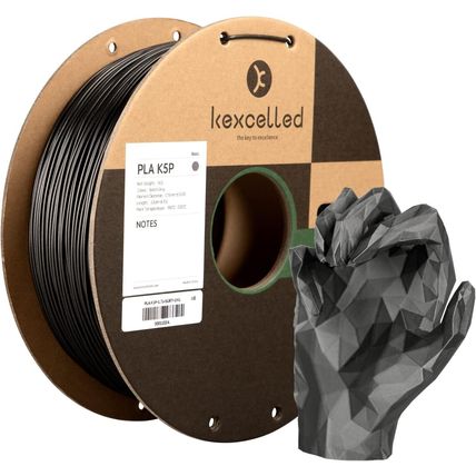 kexcelled PLA Metallic 1.75mm, 3D Printing Filament +/- 0.03mm, Metal Glossy