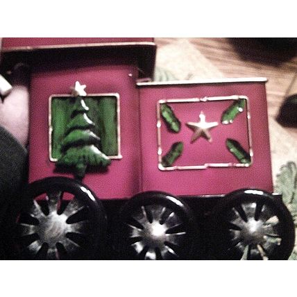 Christmas Train 3 piece metal 22.5" long