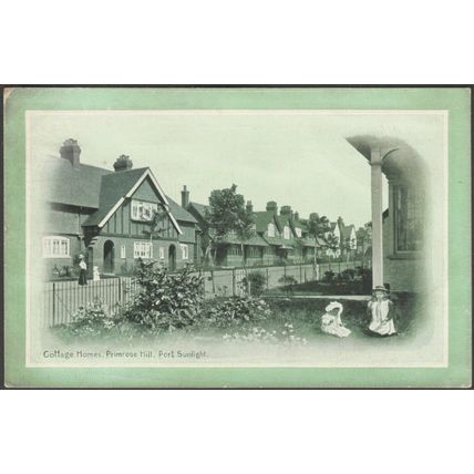 Cottage Homes, Primrose Hill, Port Sunlight, Cheshire, c.1905 - Lever Bros PC