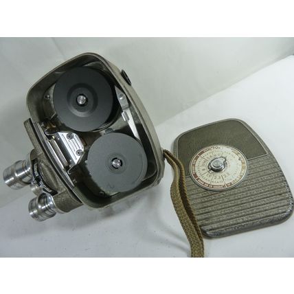 Vintage 1950s Keystone Capri K-27 8mm Movie Camera Triple Lenses*
