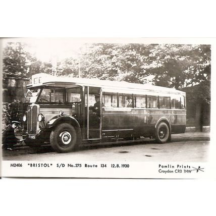 Pamlin Prints - Monochrome Postcard of Bath Electric Tramways Co. Ltd. - FB 8651