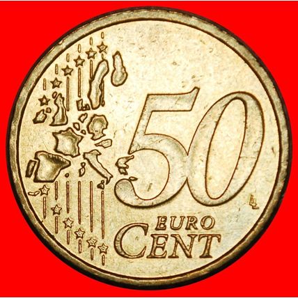 Ⰶ ERROR 1999-2006: FRANCE★50 CENTS 2002 NORDIC GOLD 2 COINS★LOW START★NO RESERVE