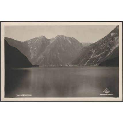 Hallstättersee, 1927 - Brüder Lenz Foto-AK