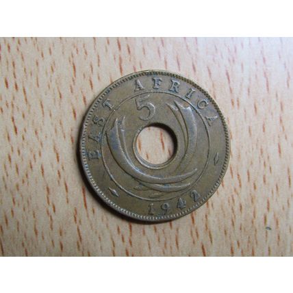 East Africa 1942 5 Cent Coin