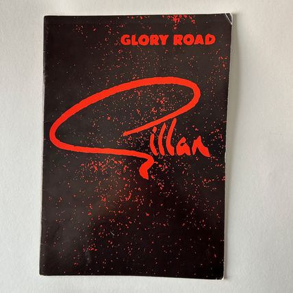 Gillan Glory Road Tour Concert Programme 1980 Ian White Spirit Quartz gC