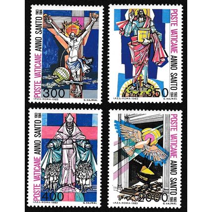 Vatican Birds Holy Year 1983 4v 1983 MNH SG#793-796 Sc#721-724