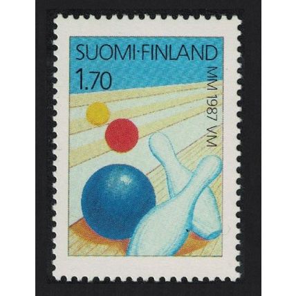 Finland 11th World Ten Pin Bowling Championships 1987 MNH SG#1120