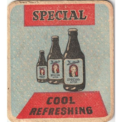 BEER MAT - DUTTON'S BREWERY - SPECIAL OBJ - (Cat No 025) - (1960)