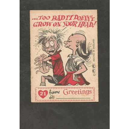 A&BC Gum Card 1961 Funny Greetings #21