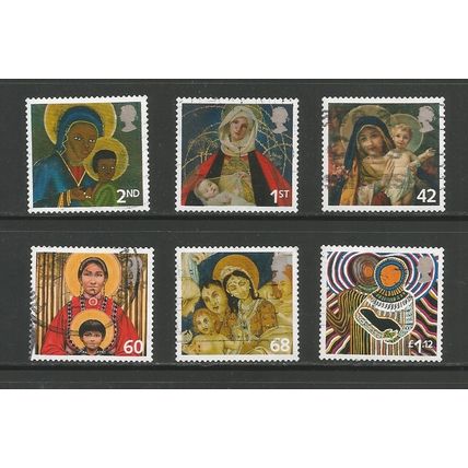 Great Britain 2005 Christmas, used set. SG2582-7