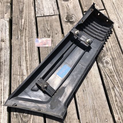 Volvo 740 760 OEM Right Rear Bumper End Cap Filler Trim Black OEM 1392923
