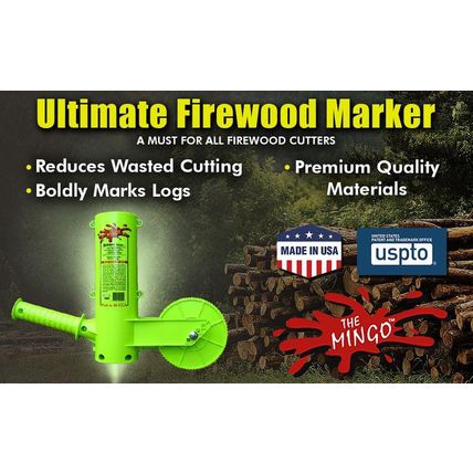 Ultimate Firewood Measuring Tool - Chainsaw Fire Wood Marking Tool with Marking