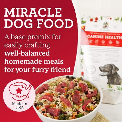 Dr. Harvey'S Canine Health Miracle Dog Food, Human Grade Dehydrated Base Mix for